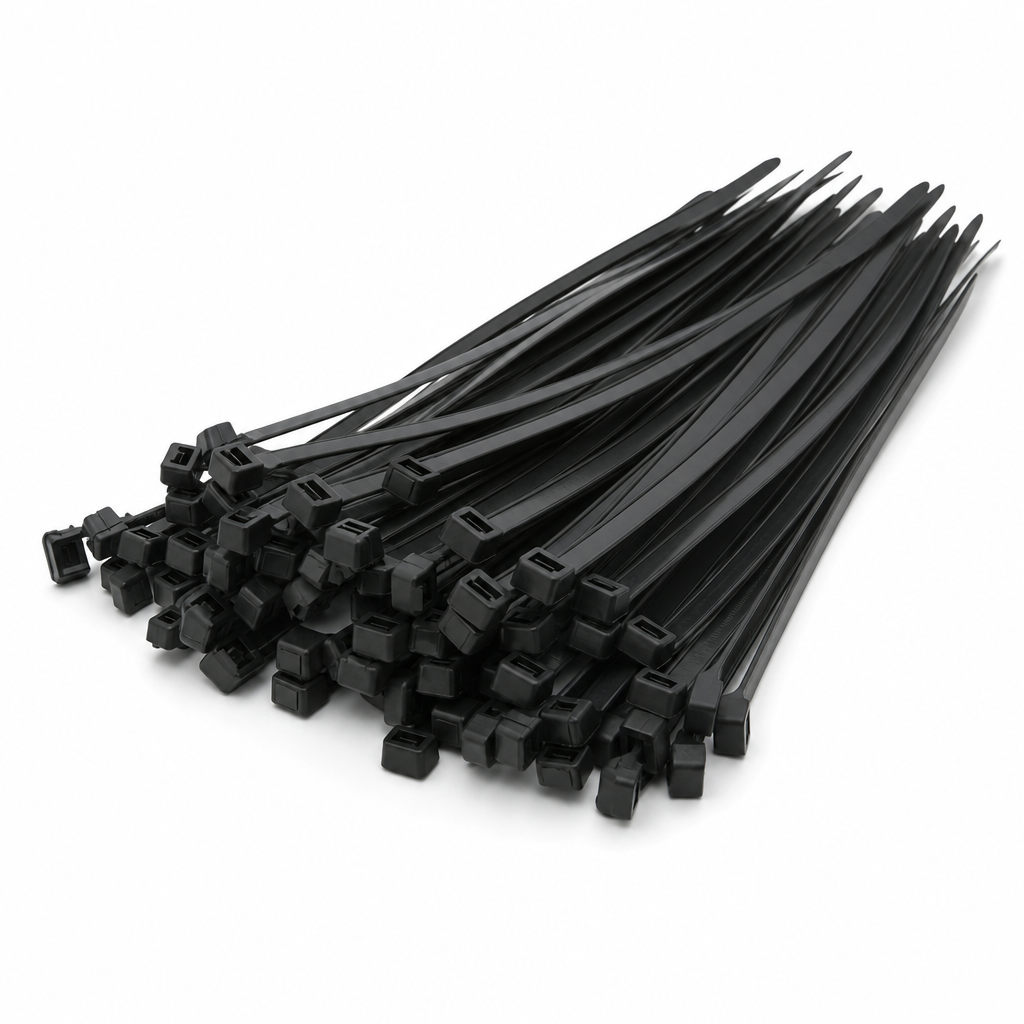 Nylon Black Cable Ties for Outdoor camping & gardening - Cable Ties in use
