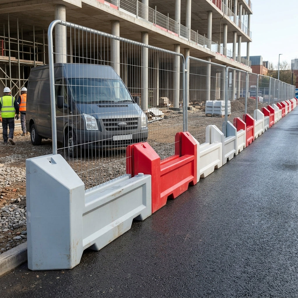 Water-Filled Site Safety Barrier for 3.5m Fence Panels