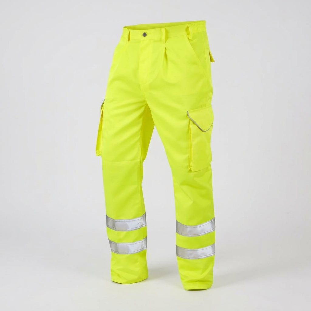 High Visibility Waterproof Cargo Trousers - ISO 20471 Class 1 (view 2)