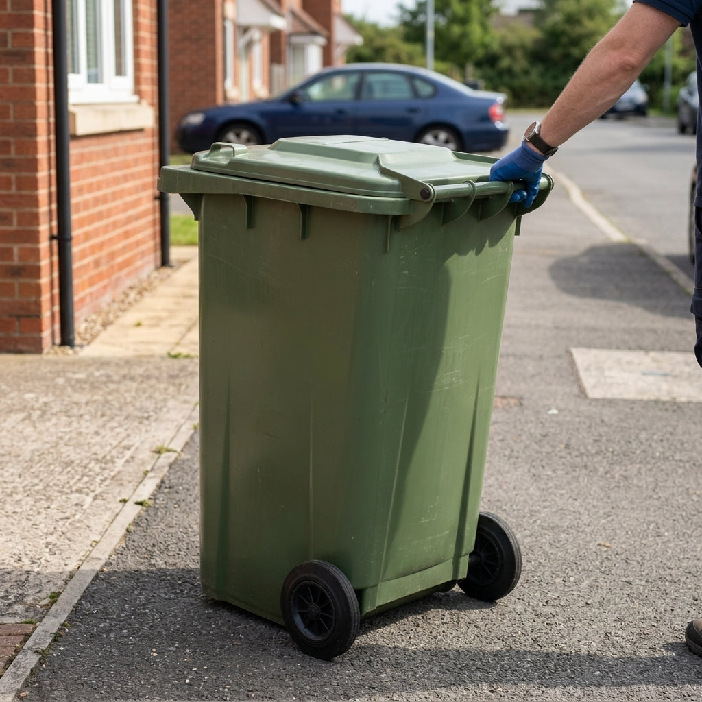 Two-Wheeled Domestic Wheelie Bin – Heavy Duty Polyethylene, 240L