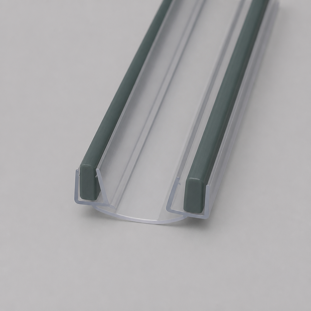 BIF091 - Bi Fold or Channel Seal - Fits Glass Thickness of 4mm, 5mm and 6mm