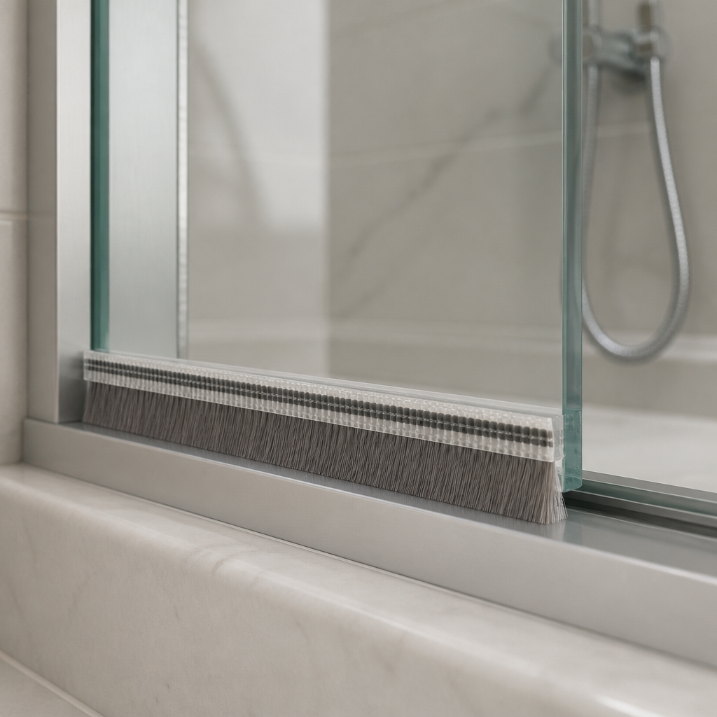 BRUSH006 - Brush Seal - Bifold/Channel Seal - 6mm x 8mm