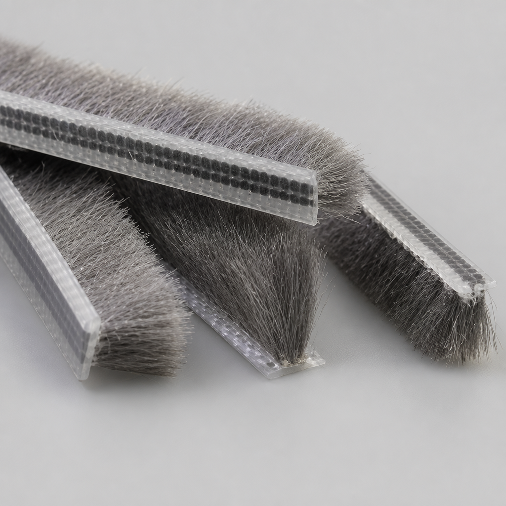 BRUSH011 - Brush Seal - Bifold/Channel Seal - 7mm x 10mm