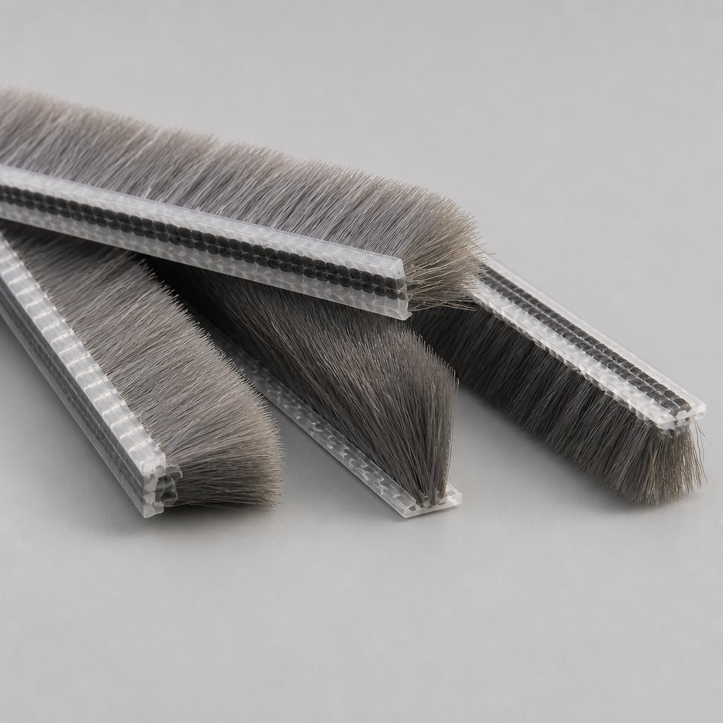 BRUSH012 - Brush Seal - Bifold/Channel Seal - 7mm x 12mm