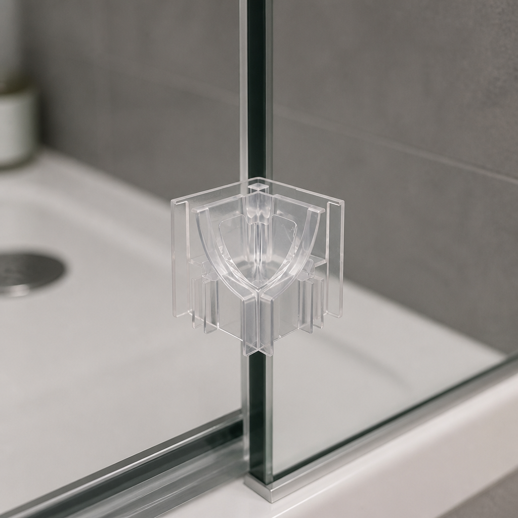 CG001 - Shower Seal Corner Piece - Fits Glass Thickness of 5mm to 11mm