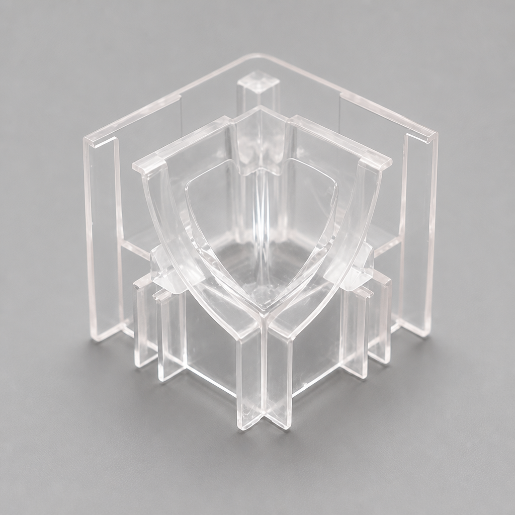 CG001 - Shower Seal Corner Piece - Fits Glass Thickness of 5mm to 11mm