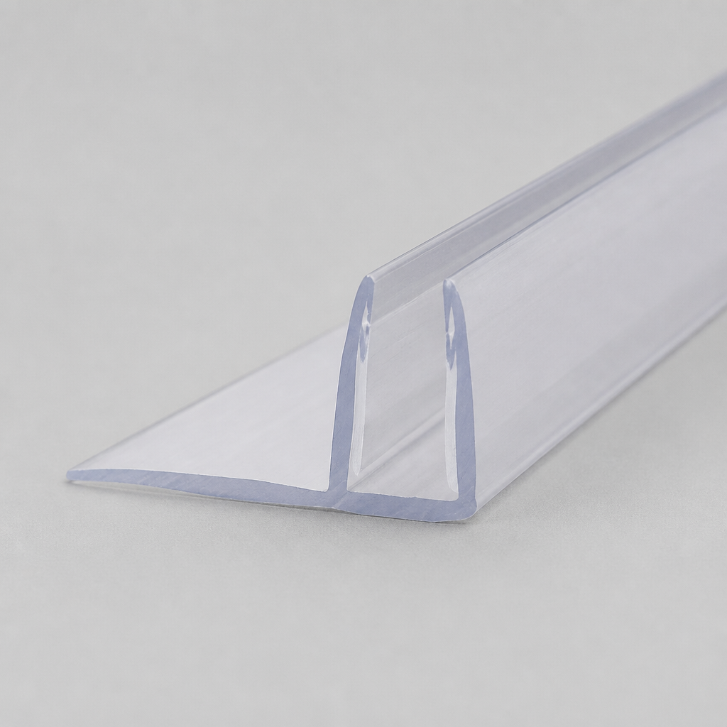 FIN001 - Fits 4-6mm Glass - 1 Pair - Fin Depths of 8mm, 12mm, 15mm, 20mm, 25mm, 30mm and 35mm