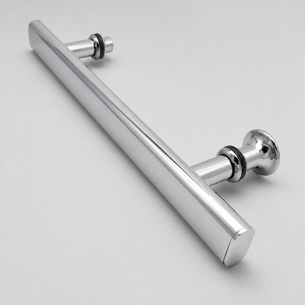 HAND004 - Shower Enclosure Door Handle Chrome - Length of 200mm
