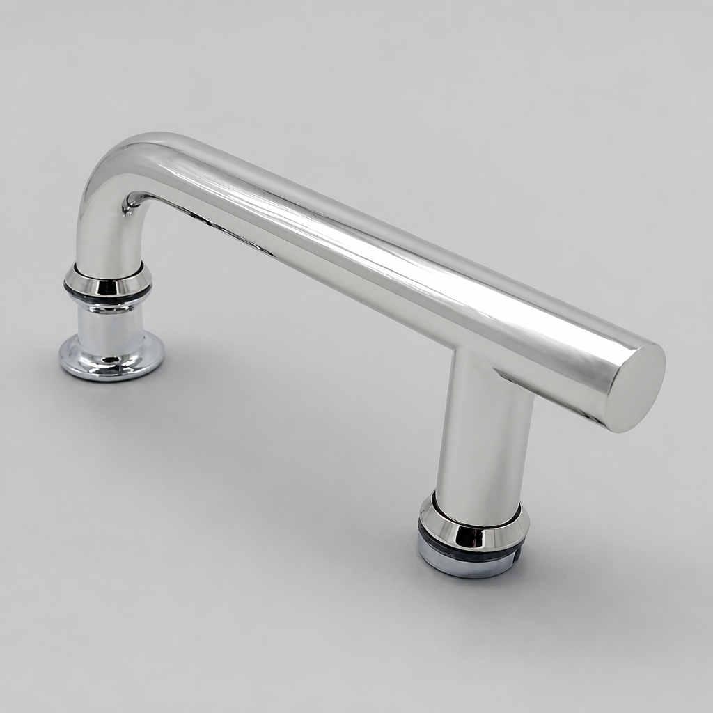 HAND011 - Shower Enclosure Door Handle Knob Chrome - Length of 190mm