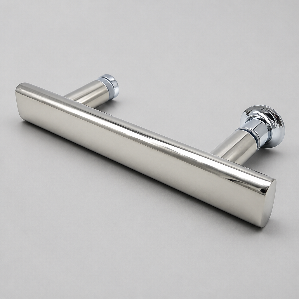 HAND016 - Shower Enclosure Door Handle Knob Chrome - Length of 220mm