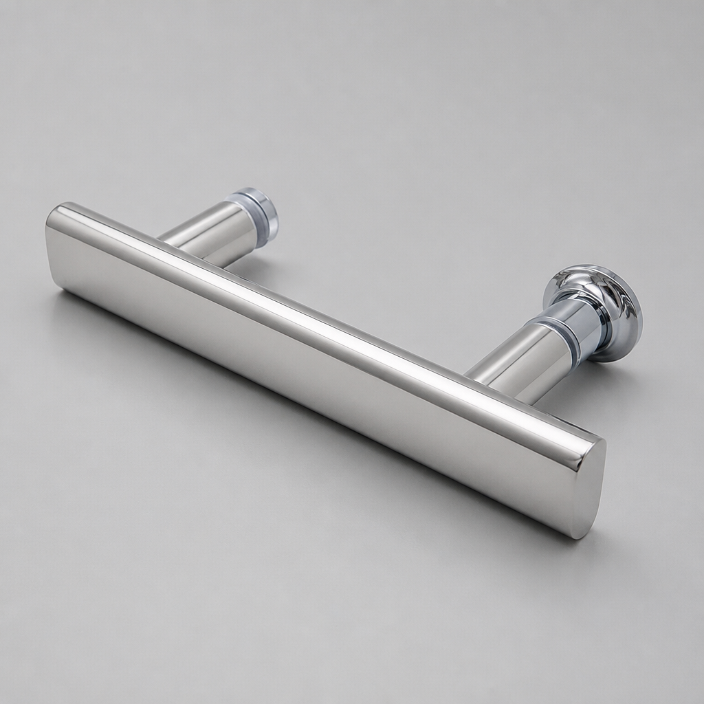 HAND017 - Shower Enclosure Door Handle Knob Chrome - Length of 220mm