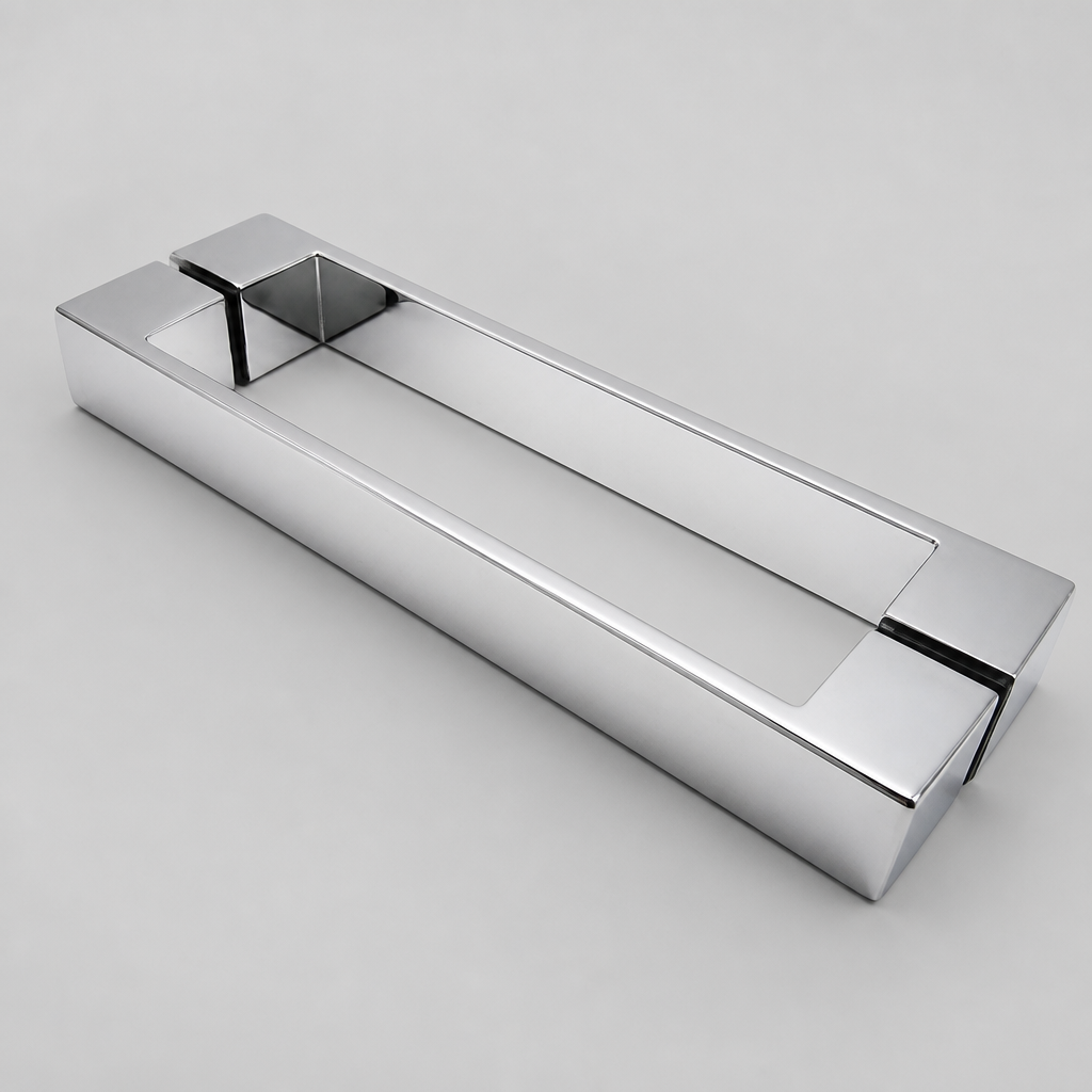 HAND022 - Shower Enclosure Door Handle Knob Chrome - Length of 195mm