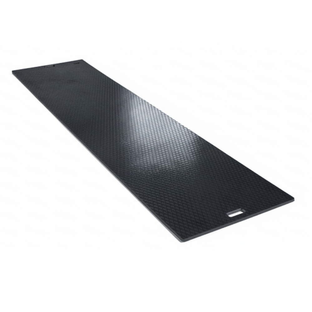Heavy duty black access mat for ground protection