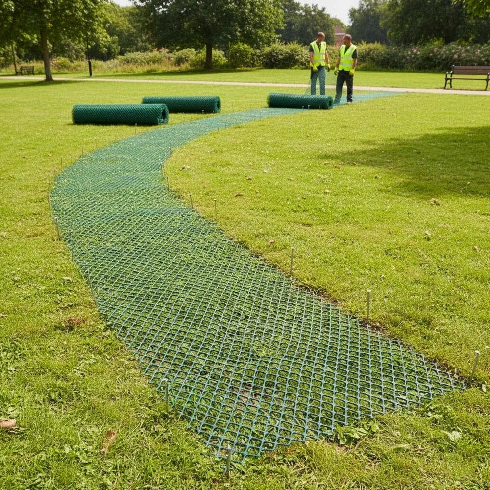 Grass Stabilisation Mesh 5mm Thick - Lightweight & Durable