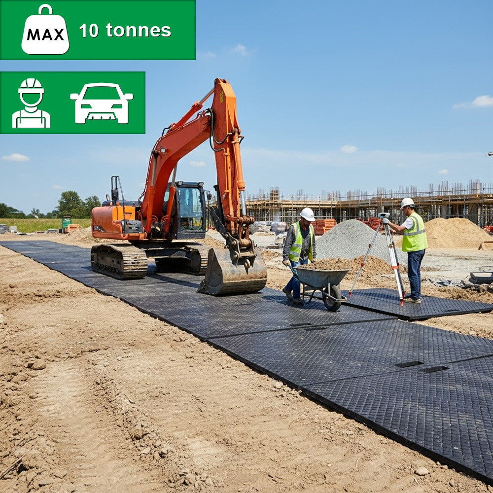 Lightweight plastic access mat single-sided 1000×1500mmLightweight plastic access mat single-sided 1000×1500mm