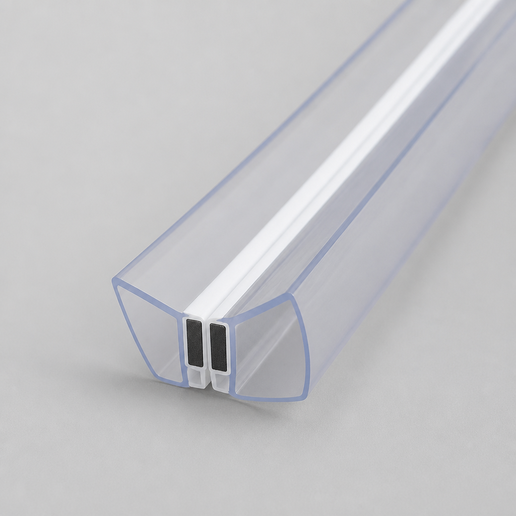 MAG001 - Magnetic Seal - Fits 4-6mm Glass - 1 Pair - Lengths of 2000mm and 2600mm