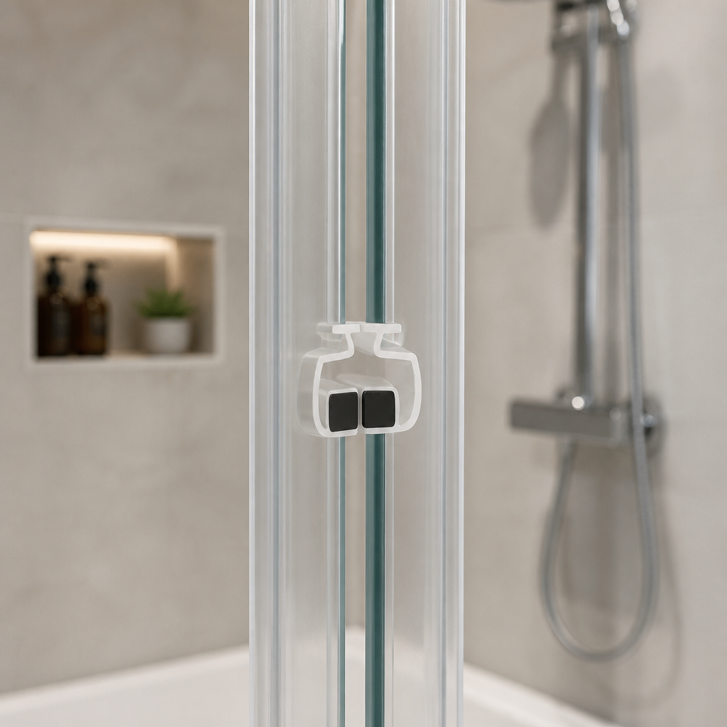 MAG005 - Magnetic Shower Screen Seal - Channel Seals - 1 Pair - Length of 2000mm