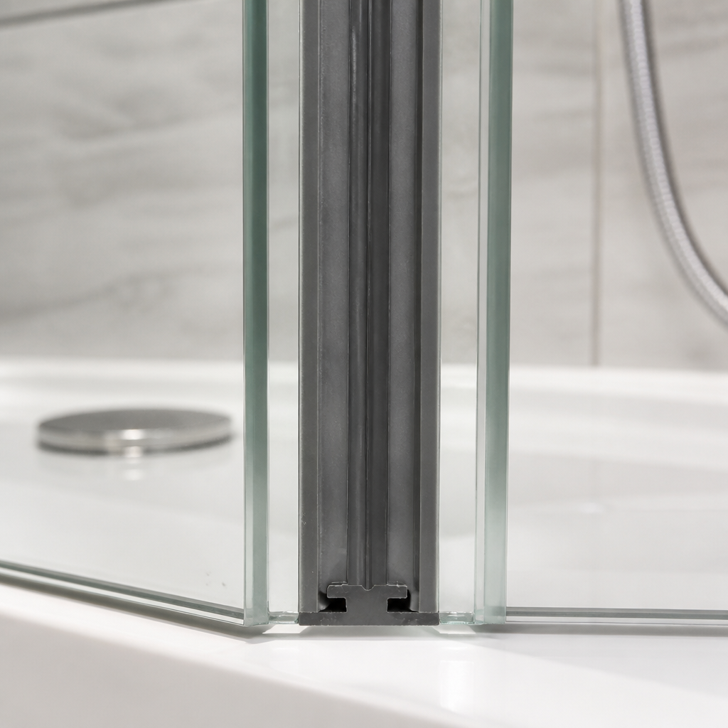 MAG032 - Magnetic Shower Screen Seal - Channel Seals - 1 Pair - Length of 2000mm