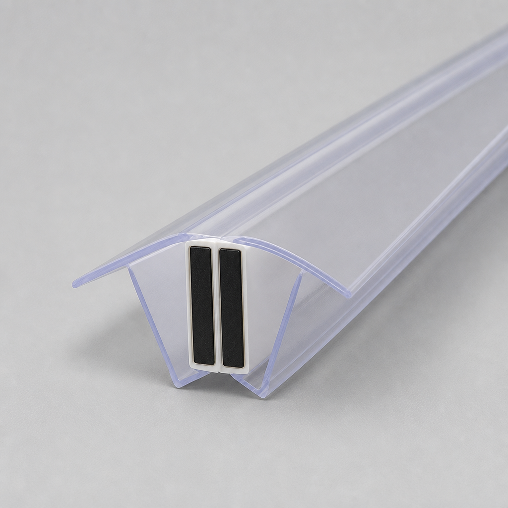 MAG036 - Magnetic Shower Screen Seal - Channel Seals - 1 Pair - Length of 2000mm