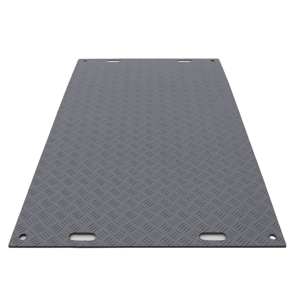 Recycled LDPE ground protection mat 2450x1230x12mm for vehicles