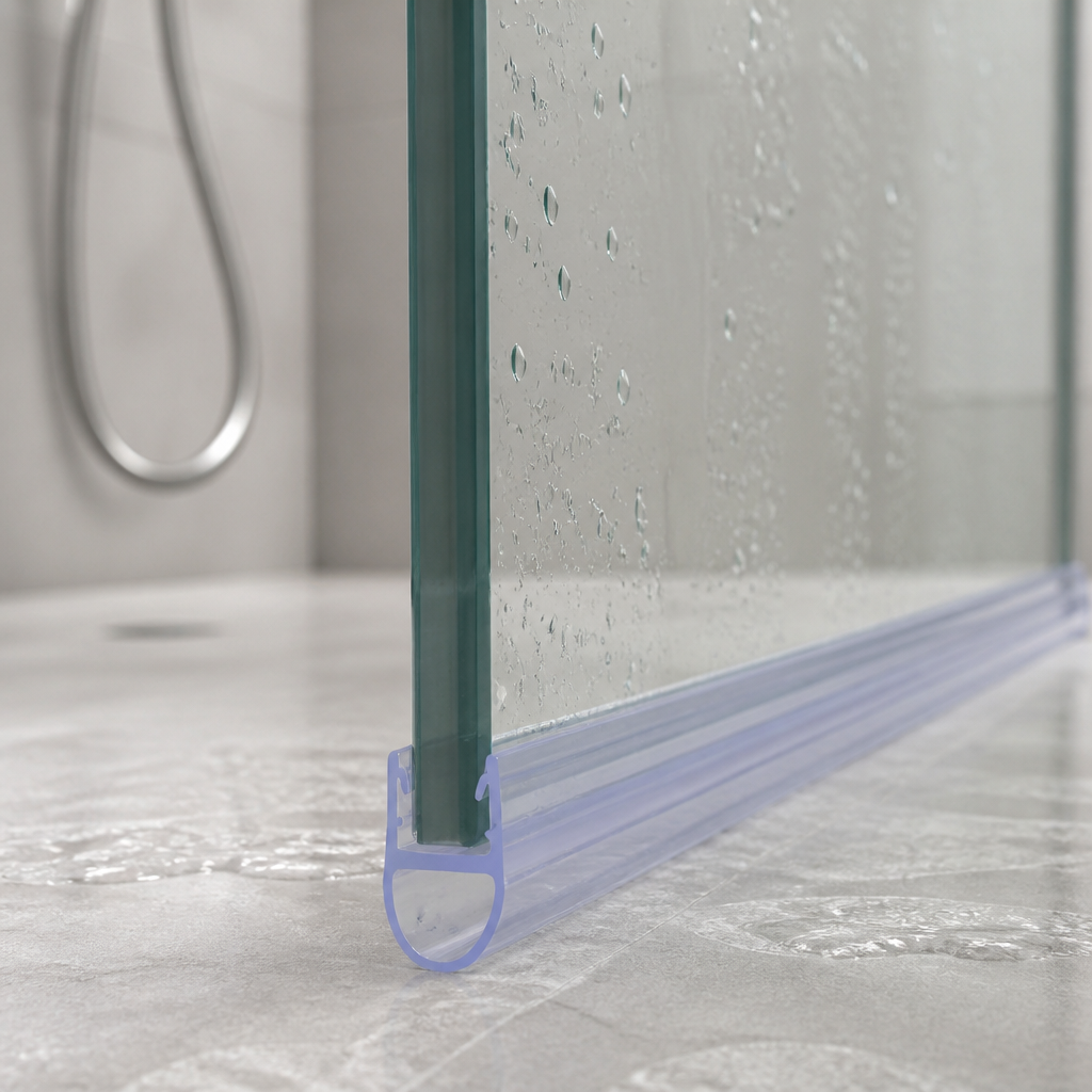 Shower Screen Seal - Fits 4-6mm Glass - Fits 7mm gaps