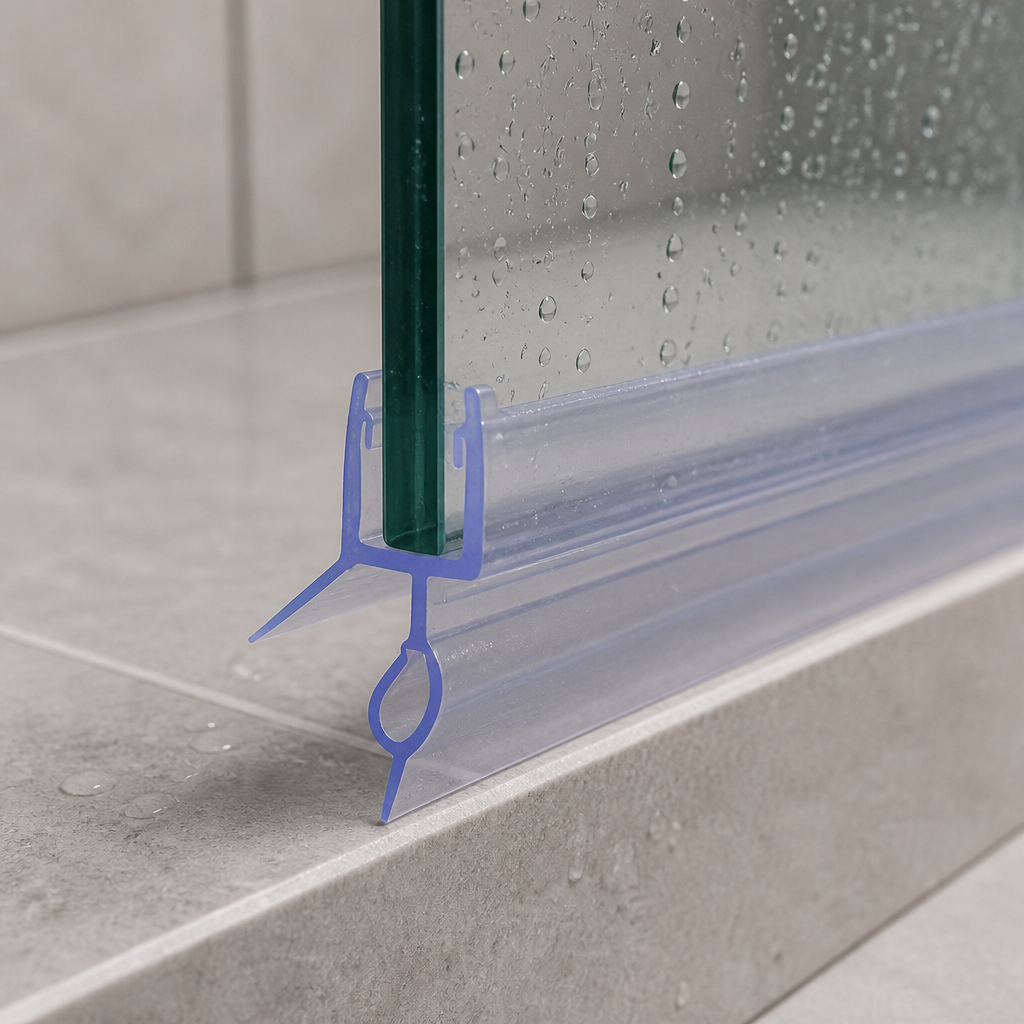 Shower Screen Seal - Fits 4-6mm Glass - Fits 11mm to 16mm gaps