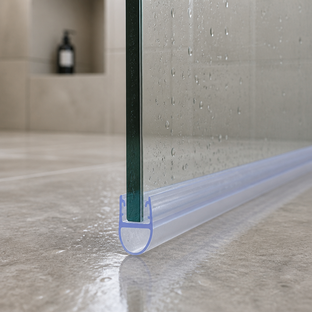 SEAL009 - Shower Screen Seal - Fits 8-10mm Glass - Fits 3mm to 7mm gaps