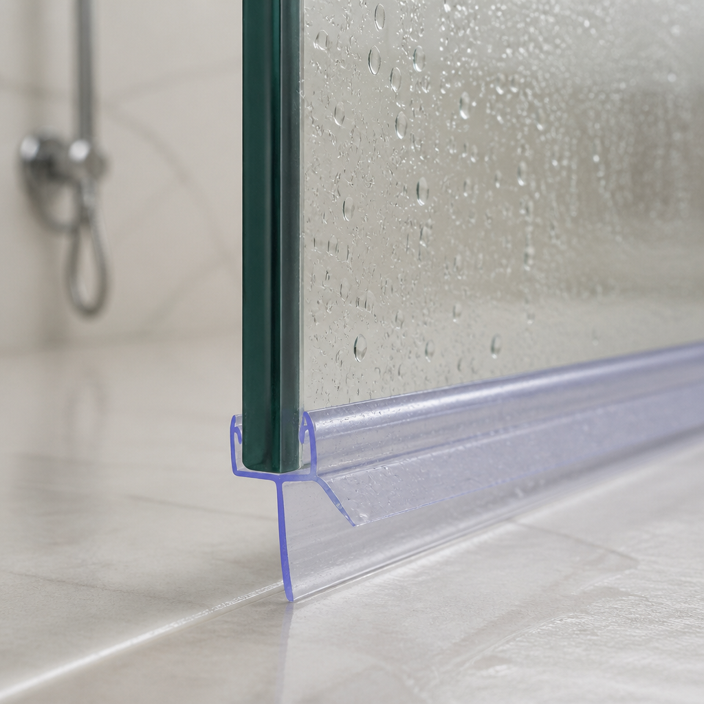 SEAL016 - Pre-Curved Shower Screen Seal - Fits 4-6mm Glass - Fits 11mm to 16mm gaps