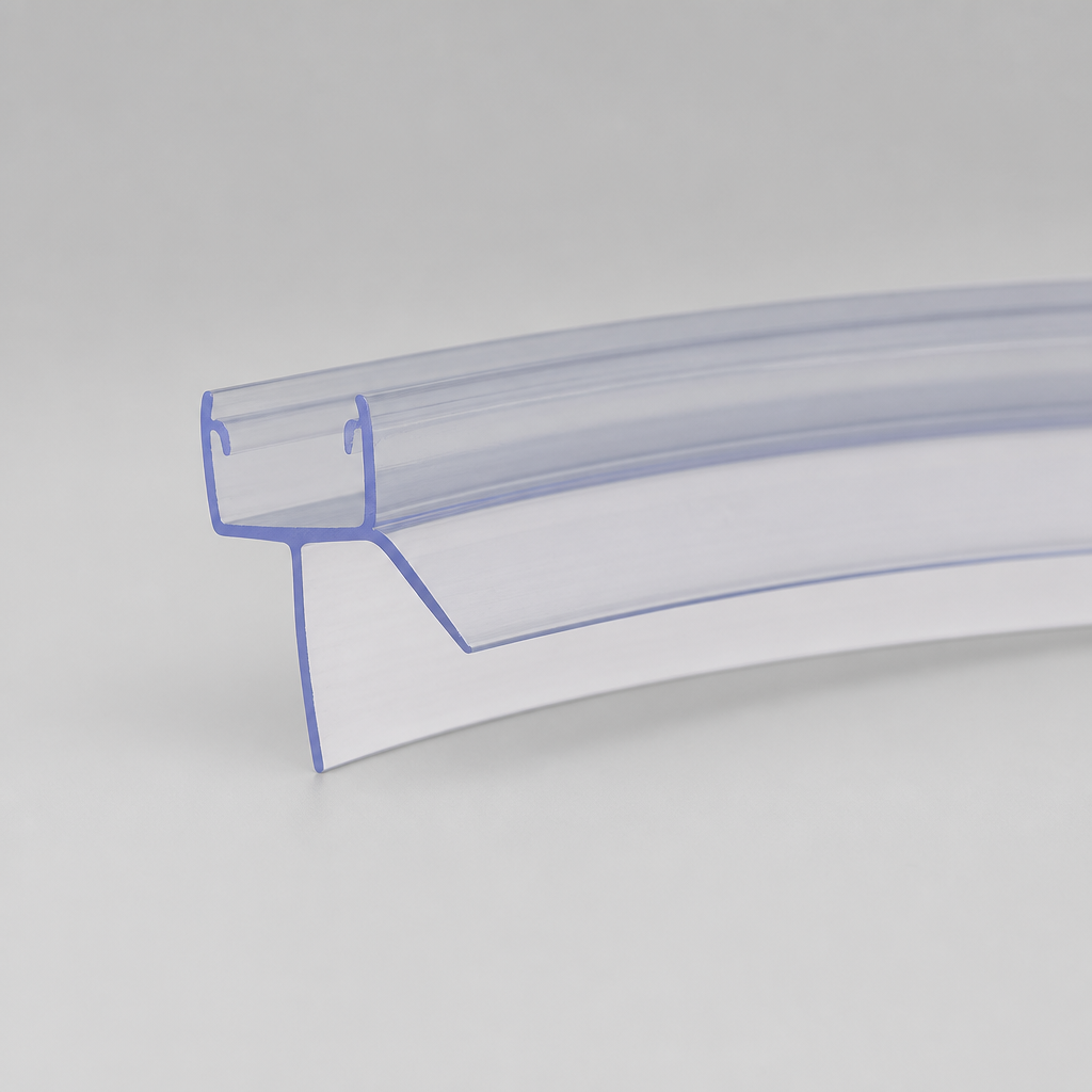 SEAL018 - Pre-Curved Shower Screen Seal - Fits 4-6mm Glass - Fits 18mm to 23mm gaps