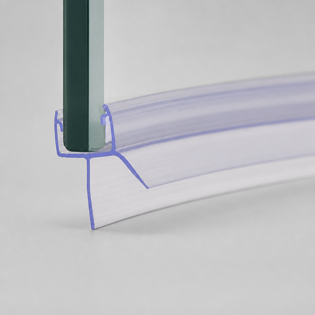 SEAL021 - Pre-Curved Shower Screen Seal - Fits 8mm Glass - Fits 15mm to 20mm gaps