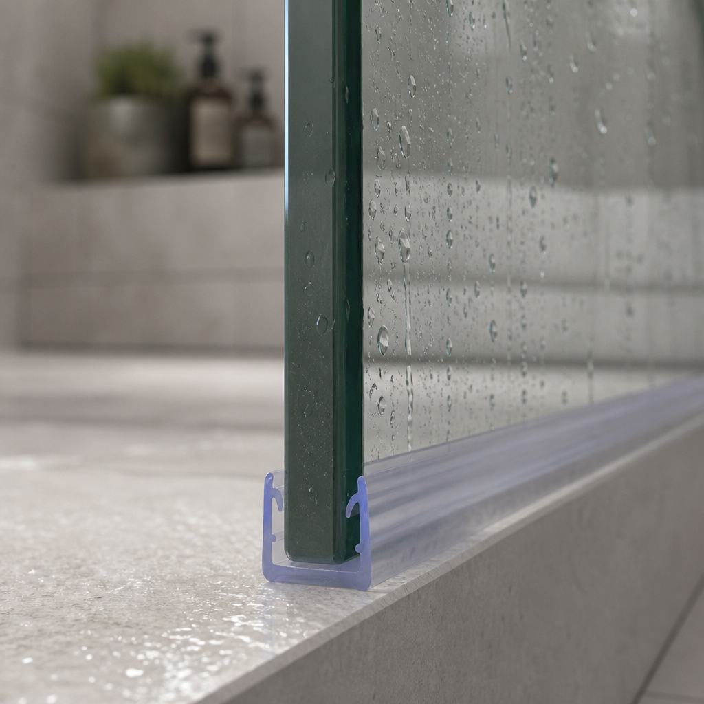 SEAL024 - Shower Screen Seal - Fits 4-6mm Glass - Lengths of 800mm, 900mm, 1400mm, 2000mm and 2600mm