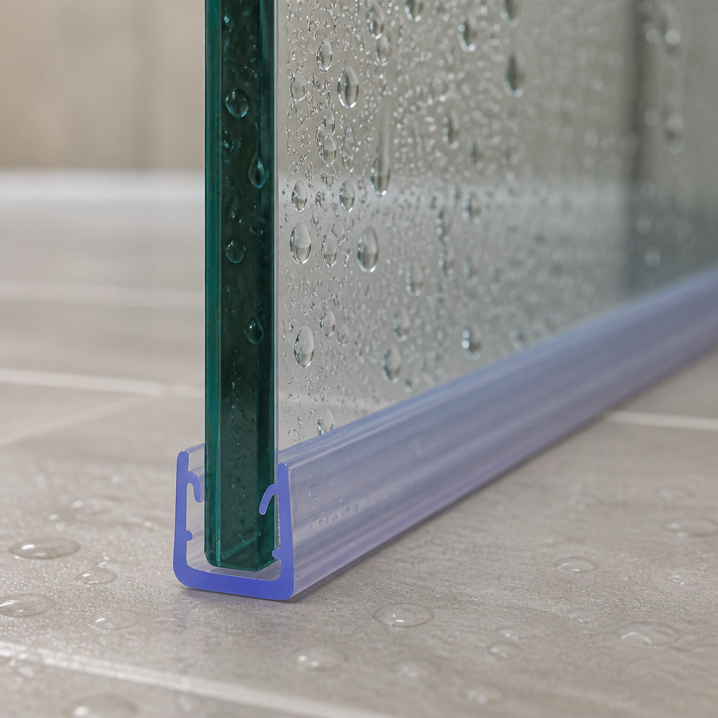 Shower Screen Seal - Fits 8-10mm Glass - Lengths of 800mm, 900mm, 1400mm, 2000mm and 2600mm