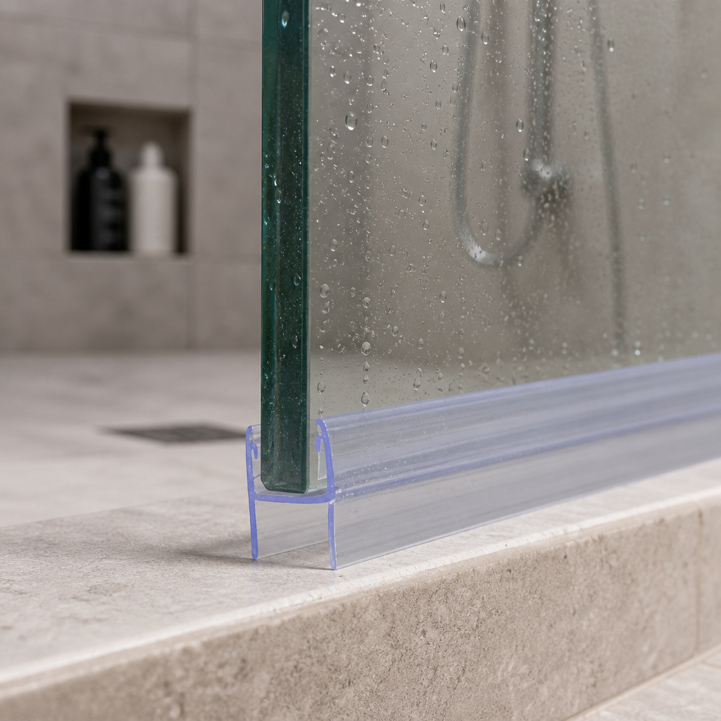 SEAL050 - Shower Screen Seal - Fits 8-10mm Glass - Fits 7mm to 12mm gaps