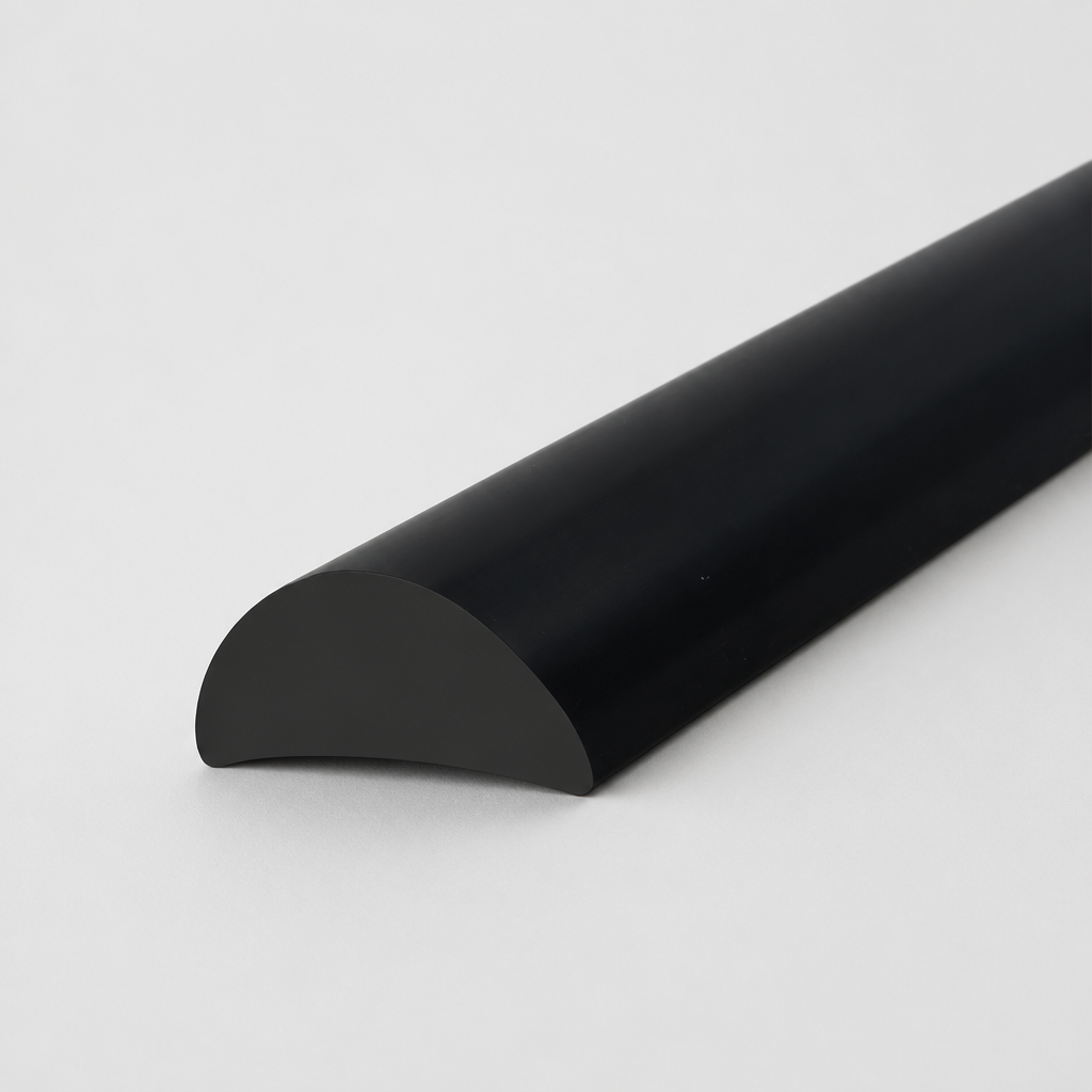 SEAL055B - Shower Threshold Seal - Wet Room Seal - Black - Lengths of 800mm, 900mm, 1400mm, 2000mm and 2400mm