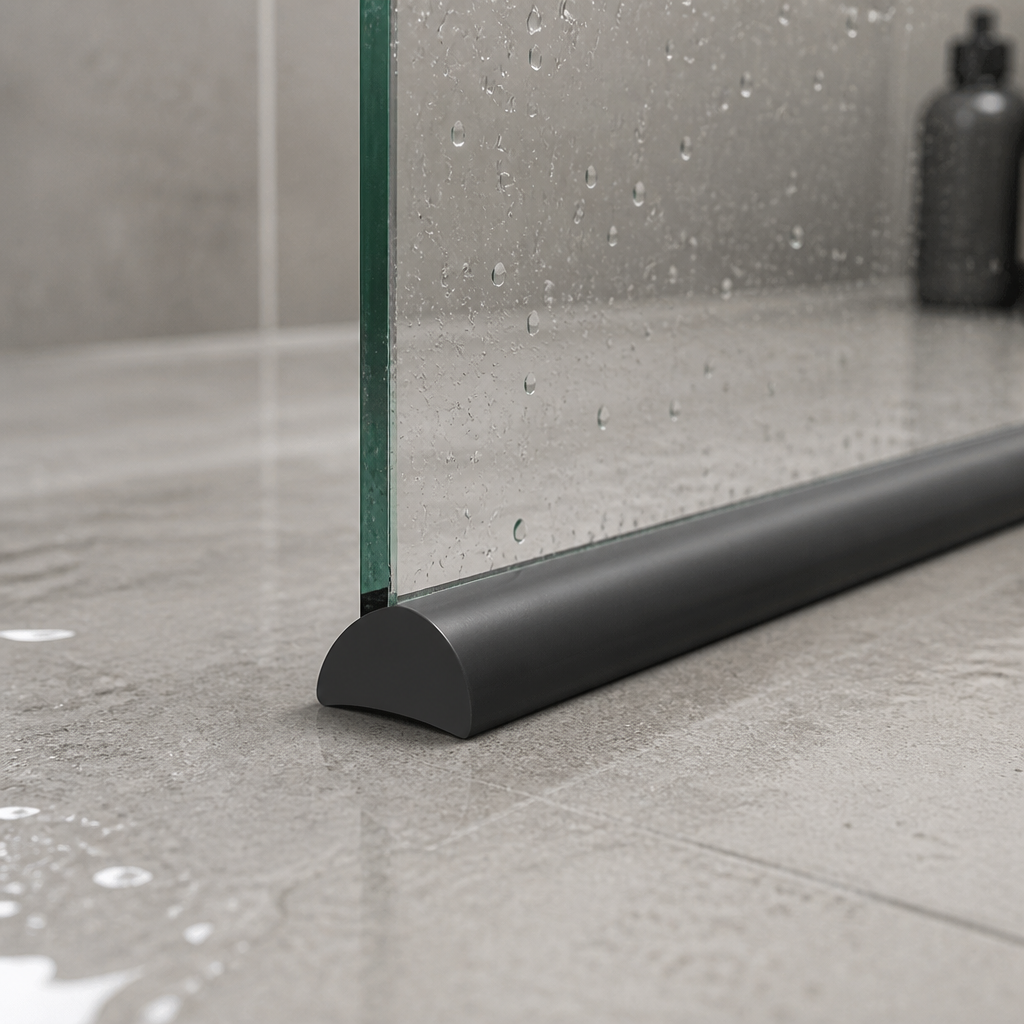 SEAL055G - Shower Threshold Seal - Wet Room Seal - Semi Transparent - Lengths of 800mm, 900mm, 1400mm, 2000mm and 2500mm