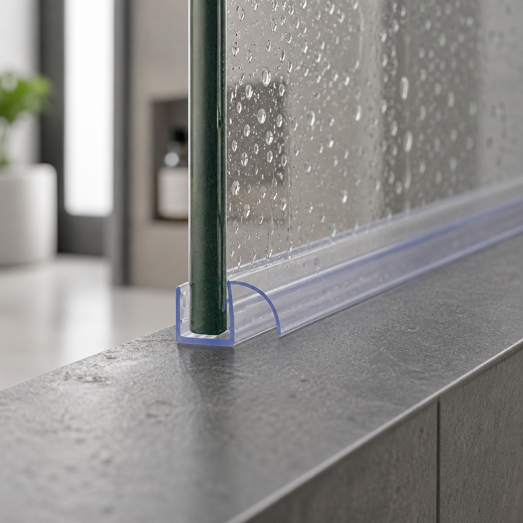 SEAL057 - Shower Screen Seal - Fits 8-10mm Glass - Lengths of 800mm, 900mm, 1400mm and 2000mm