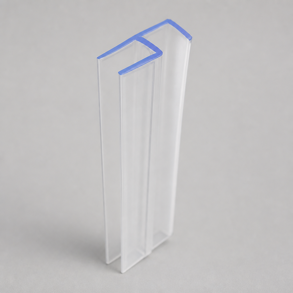 SEAL064 - Shower Screen Seal - Fits 8-10mm Glass - 90 Degree Join