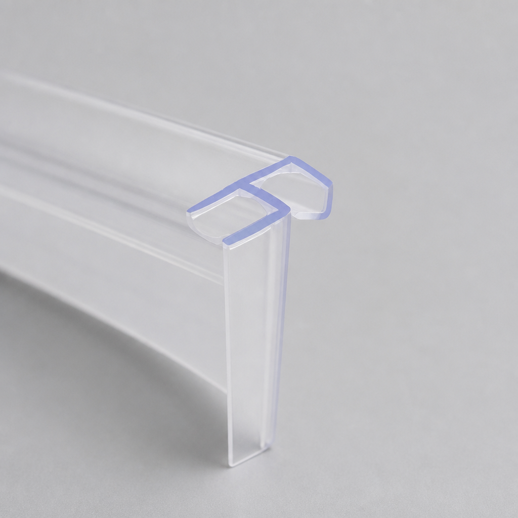 SEAL064 - Shower Screen Seal - Fits 8-10mm Glass - 90 Degree Join