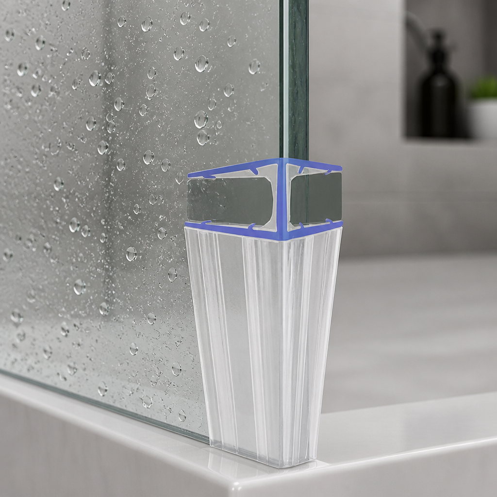 SEAL067 - Shower Screen Seal - Vertical Glass Joint - For 10-12mm Glass