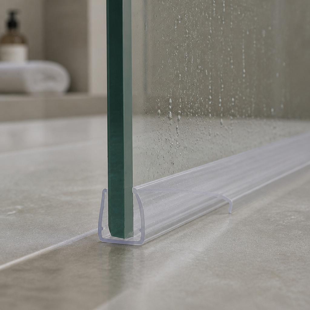 SEAL072 - Shower Screen Seal - Fits 4-6mm Glass - Lengths of 800mm, 900mm, 1400mm and 2000mm