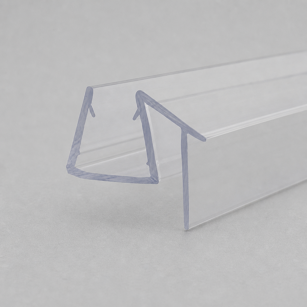 SEAL077 - Shower Screen Seal - Fits 8-10mm Glass - Fits 2mm to 6mm gaps