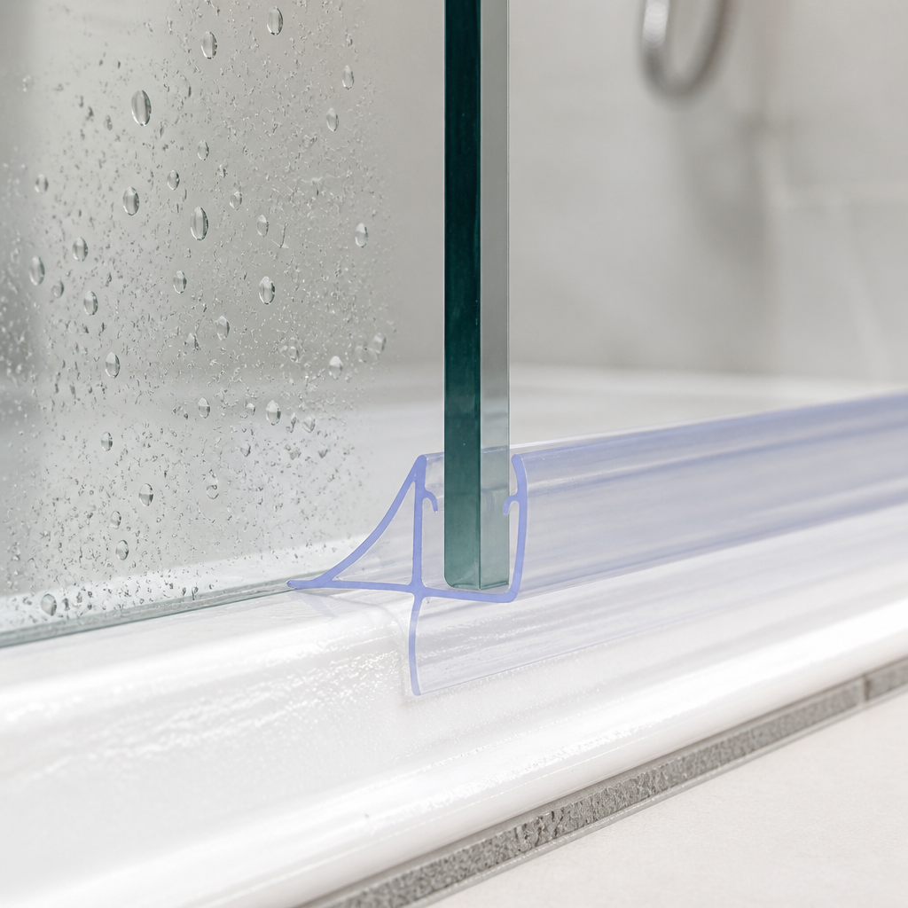 SEAL078 - Shower Screen Seal - Fits 8-10mm Glass - Fits 7mm to 12mm gaps