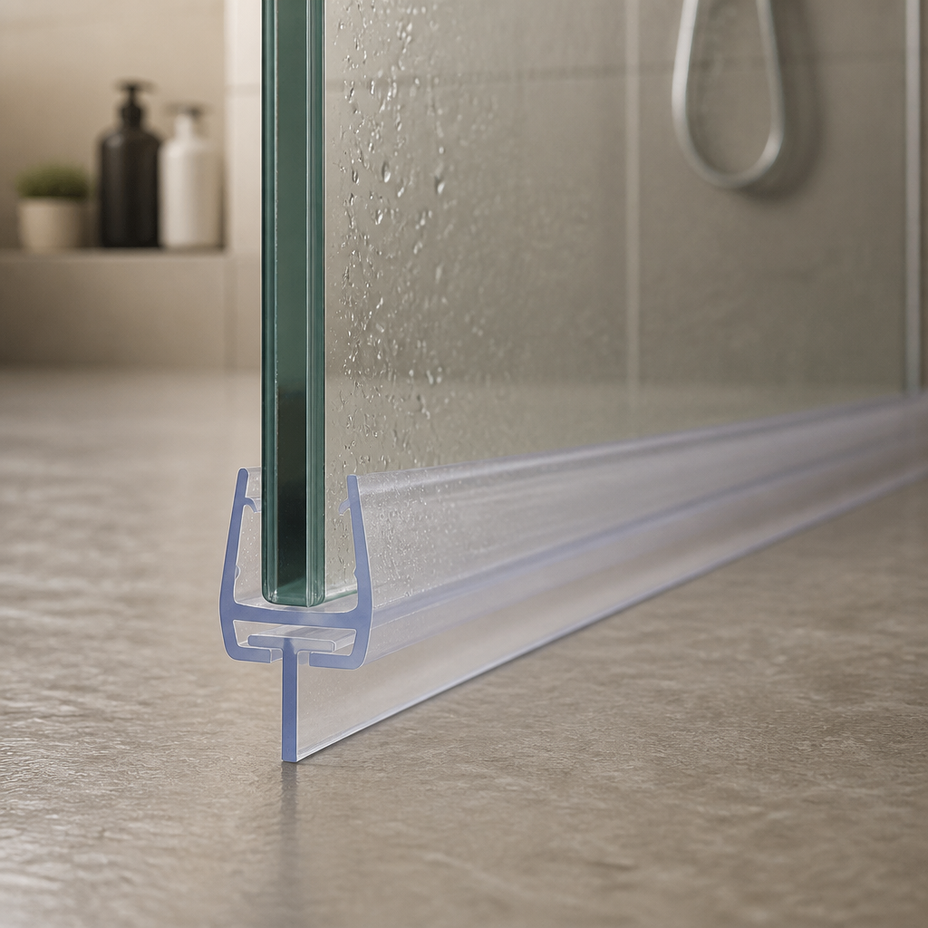 SEAL085T - Shower Screen Seal - Fits 10mm Glass - T Depths of 6mm, 13mm, 17mm, 22mm and 27mm