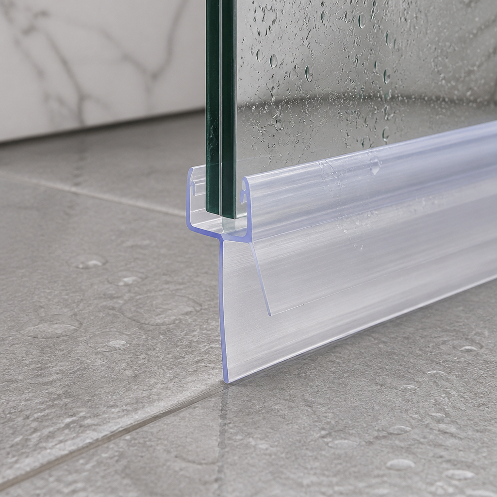 Shower Screen Seal - Fits 4-6mm Glass - Fits 45mm to 55mm gaps