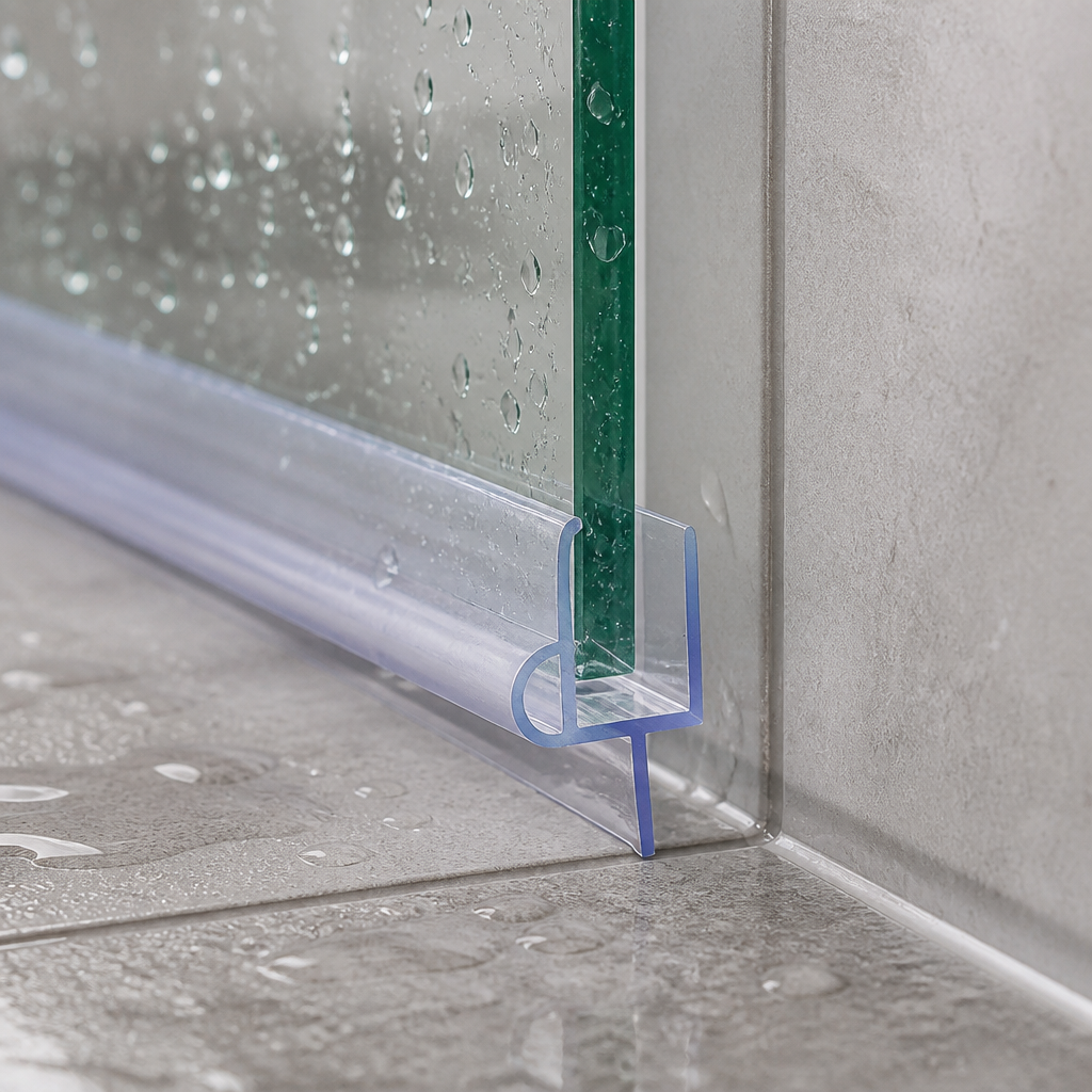 SEAL113 - Shower Screen Seal - Fits 8-10mm Glass - Fits 4mm to 9mm gaps