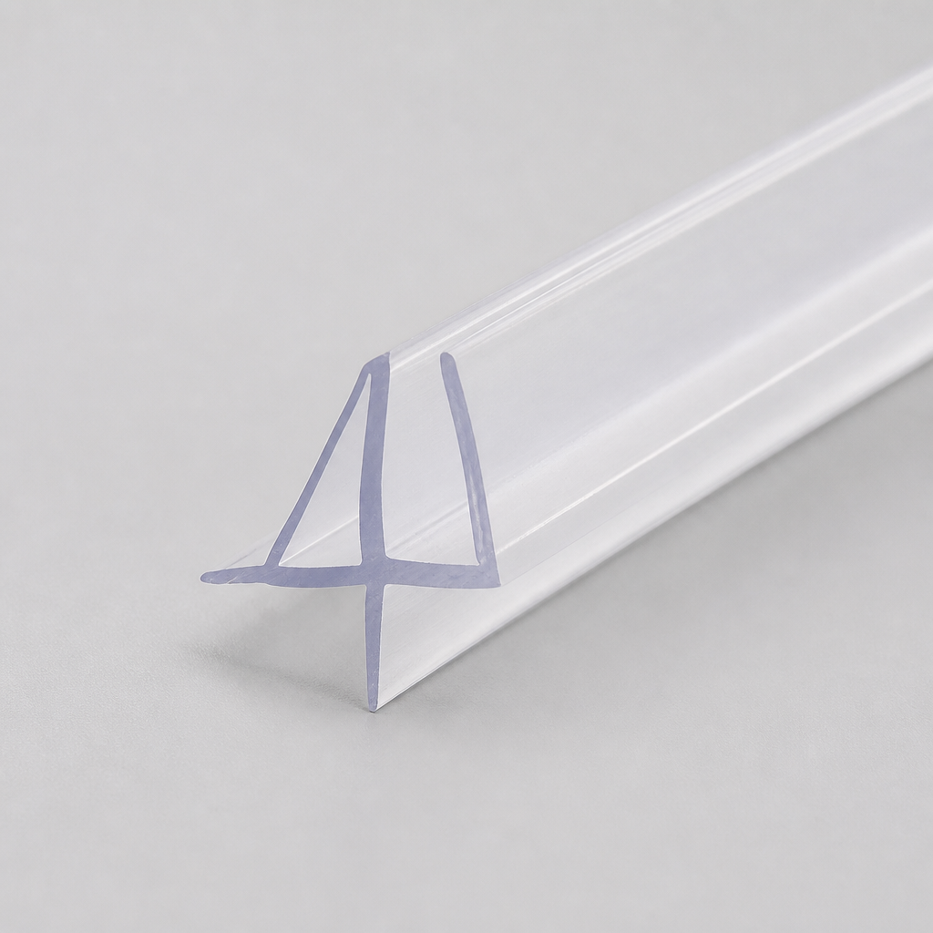 SEAL116B - Shower Screen Seal - Fits 8-10mm Glass - Gaps 5-10mm - Black