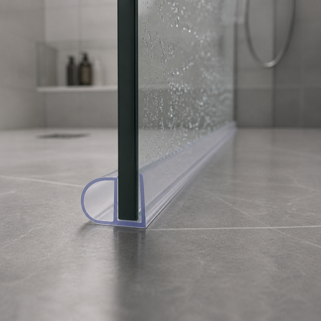 SEAL120 - Shower Screen Seal - Fits 4-6mm Glass - Lengths of 800mm, 900mm, 1400mm and 2000mm