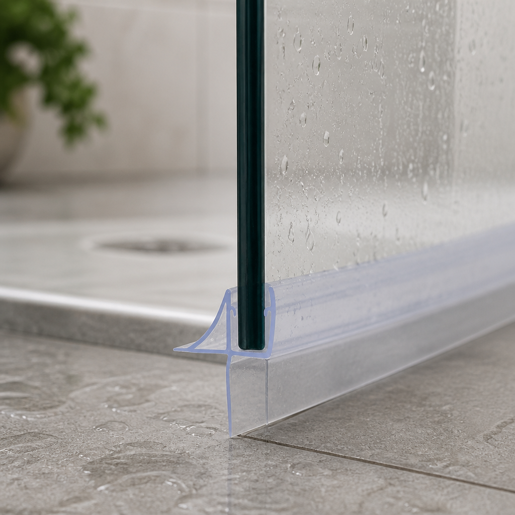 SEAL152 - Shower Screen Seal - Fits 4-6mm Glass - Gaps up to 30mm