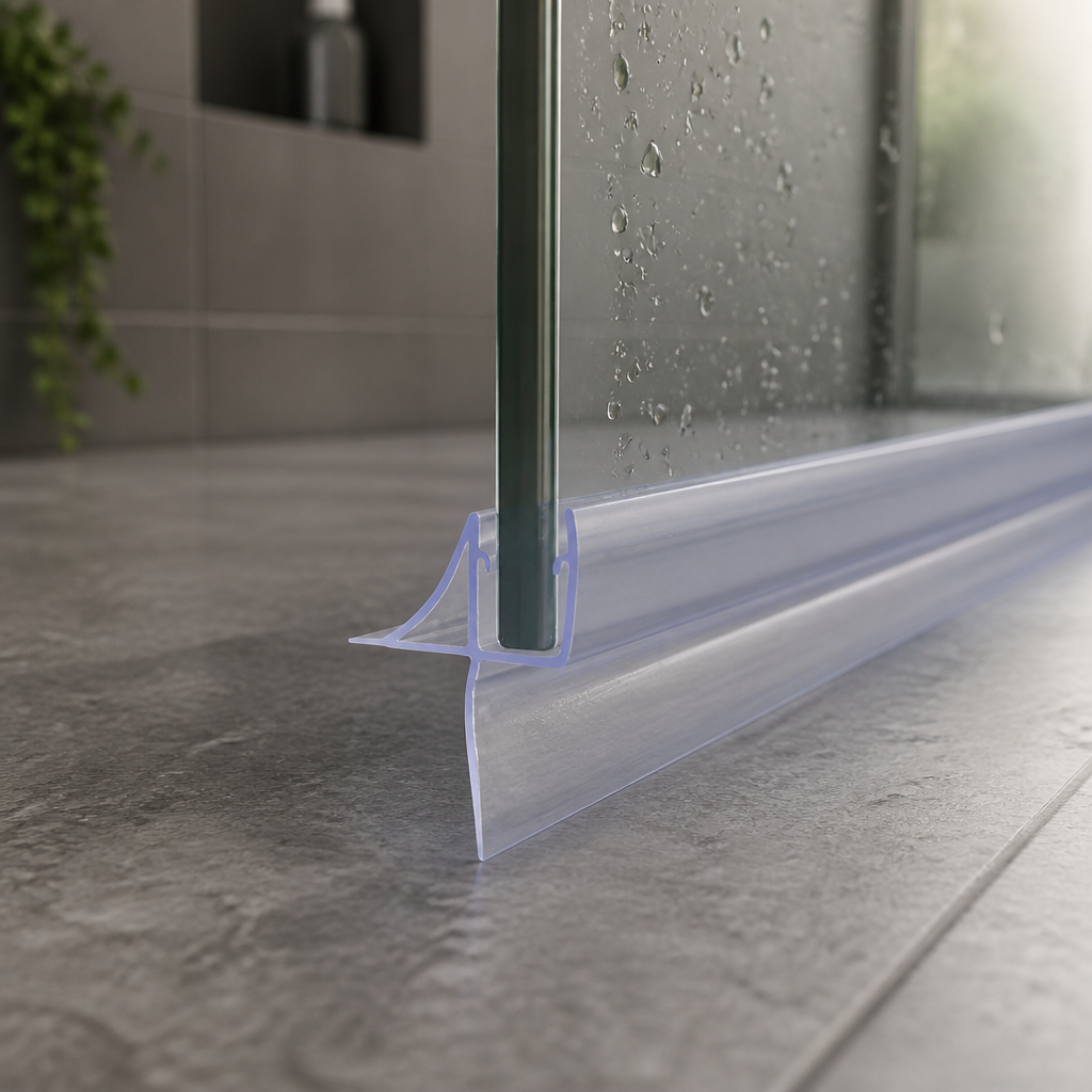 SEAL152 - Shower Screen Seal - Fits 4-6mm Glass - Gaps up to 30mm