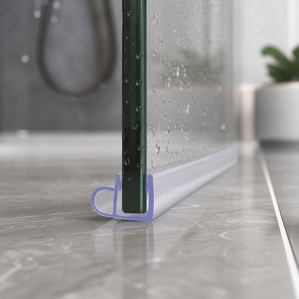 SEAL156 - Shower Screen Seal - Fits 4-6mm Glass - Lengths of 800mm, 900mm, 1400mm and 2000mm